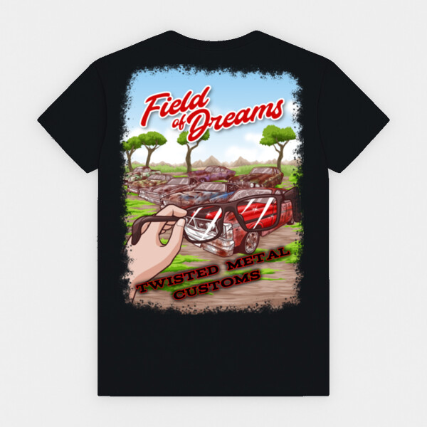Men's Heavy Cotton Tee - Field of Dreams (Back Only) Thumbnail